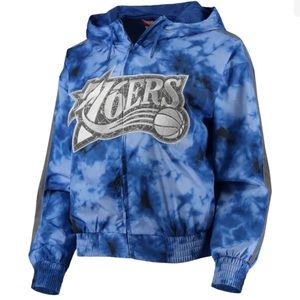 Mitchell and Ness Philadelphia Sixers Windbreaker